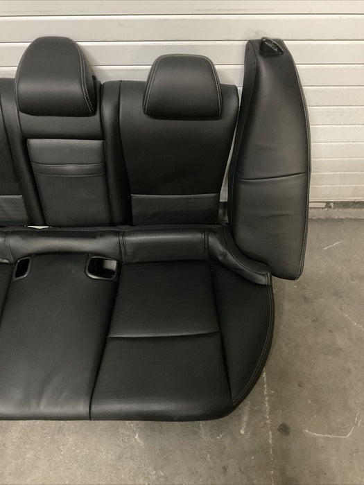 2014-2017 INFINITI Q50 RED SPORT REAR BACK SEAT OEM BLACK LEATHER