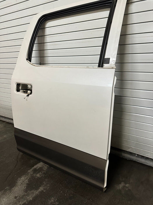 2017 FORD F250 F350 F450 KING RANCH REAR PASSENGER RH DOOR MET WHITE / CARIBOU