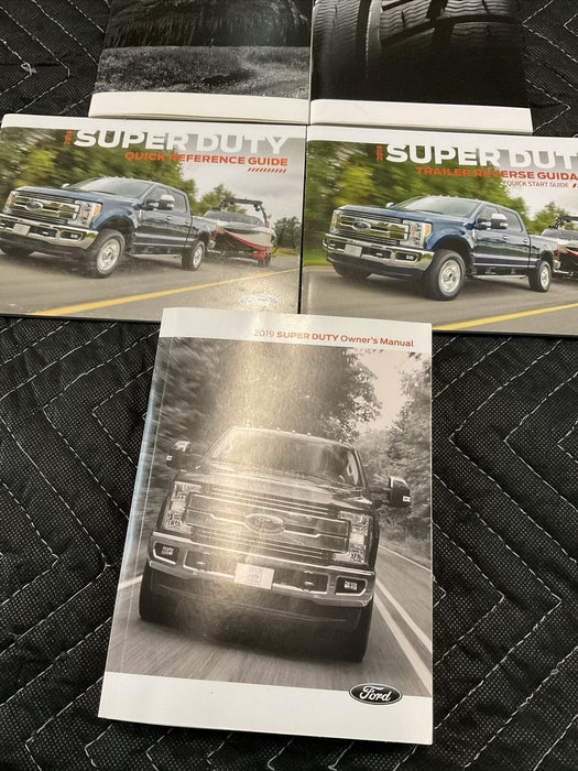 2019 FORD F250 F350 F450 OWNERS MANUAL BOOK OEM