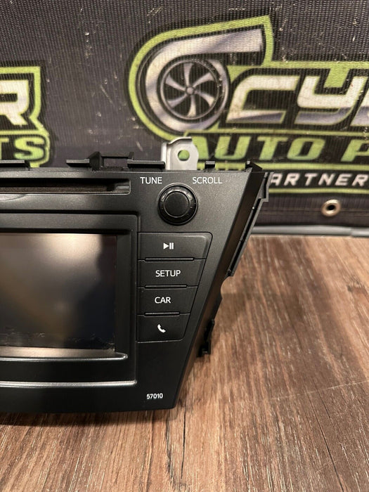 2014 TOYOTA PRUIS V NAVI SCREEN & RADIO HEAD UNIT ASSEMBLY OEM 86140-47010 *READ