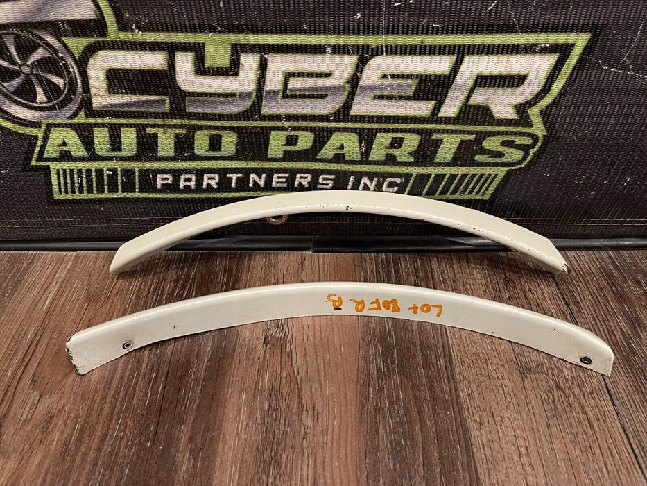 2018 NISSAN 370Z NISMO WHITE FRONT BUMPER LEFT RIGHT SIDE FLARES (PAIR) OEM READ