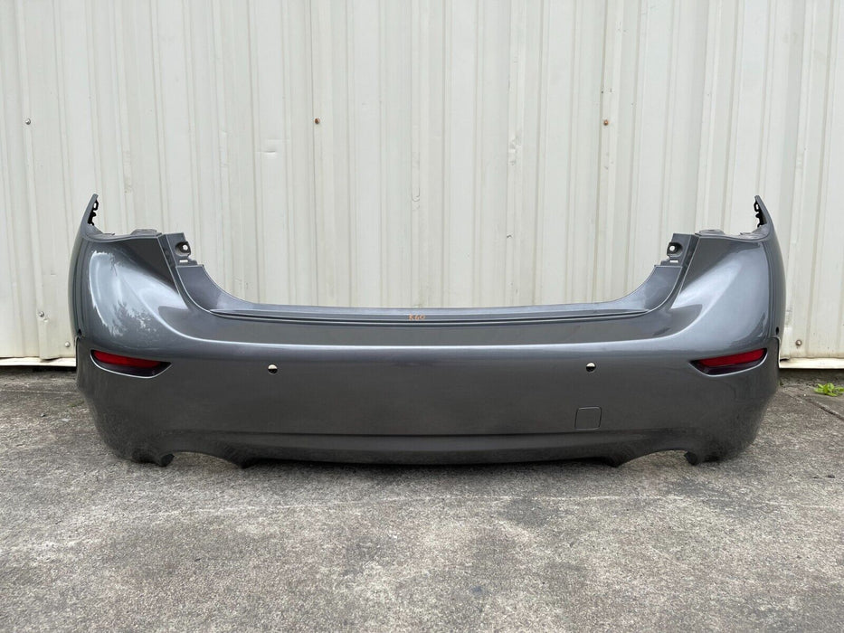 2017 INFINITI Q50 RED SPORT GRAY REAR BUMPER COVER (KAD) OEM *MINOR SCRATCHES*