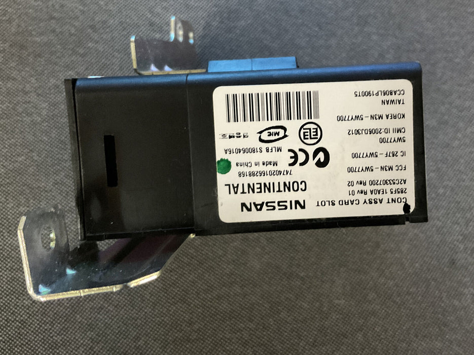 2009-2012 NISSAN 370Z CARD/KEY SLOT CONTROL MODULE OEM 285F5 1EA0A