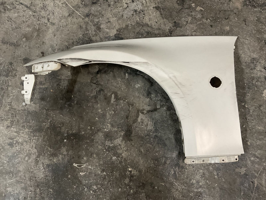 2014 NISSAN 370Z NISMO FRONT LEFT DRIVER FENDER PEARL WHITE OEM~DAMAGE~