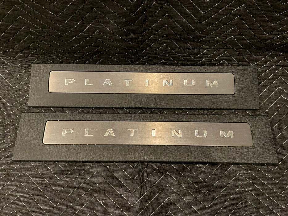 2019-2021 FORD F250 F350 F450 PLATINUM KICK PLATES SET OEM