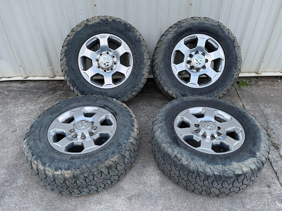 2017 DODGE RAM 2500 MEGA CAB HANKOOK DYNAPRO MT2 WHEELS LT275/70R18 OEM