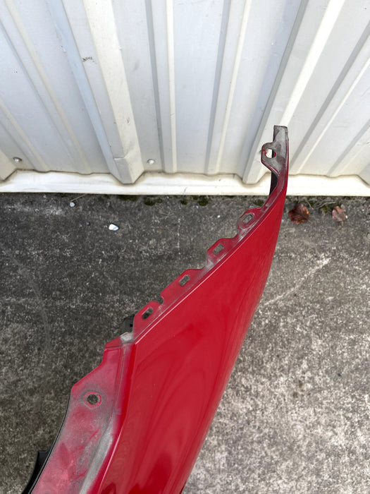 2017 NISSAN 370Z NISMO RED REAR BUMPER SOLID RED A54 OEM *HEAT DAMAGE/SCRATCHES*