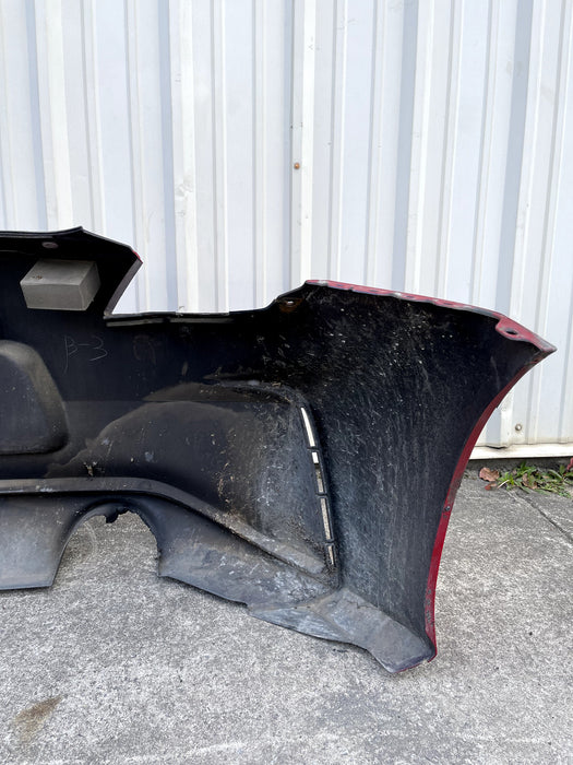 2017 NISSAN 370Z NISMO RED REAR BUMPER SOLID RED A54 OEM *HEAT DAMAGE/SCRATCHES*