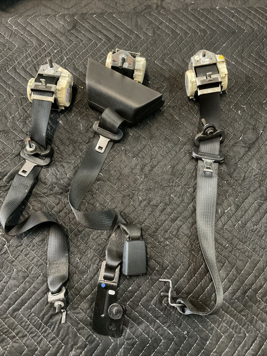 2018 FORD F250 F350 F450 PLATINUM REAR SEATBELTS SEATBELT BLACK OEM (3)