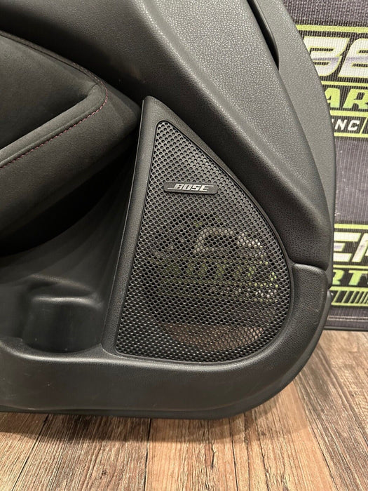 2018 NISSAN 370Z NISMO DRIVER LEFT DOOR PANEL W GUN METAL GREY HANDLE OEM *READ