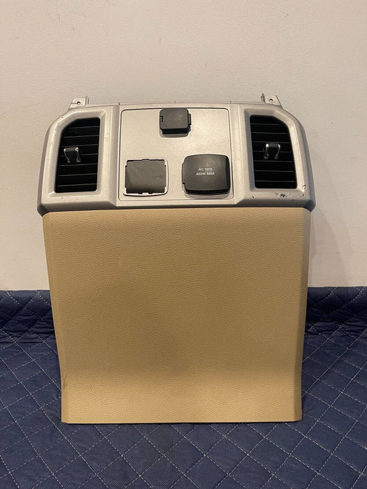 2017-2019 FORD F250 F350 F450 LARIAT TAN REAR CENTER CONSOLE END CAP PANEL OEM
