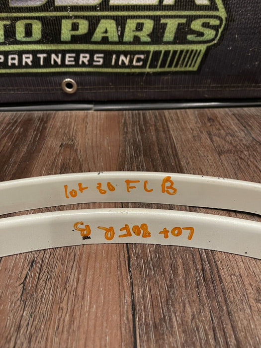 2018 NISSAN 370Z NISMO WHITE FRONT BUMPER LEFT RIGHT SIDE FLARES (PAIR) OEM READ