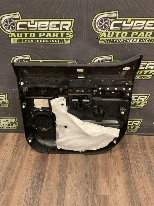 2017-2022 FORD F250 PLATINUM REAR LEFT BLACK DOOR PANEL~MINOR COSMETIC FLAW~