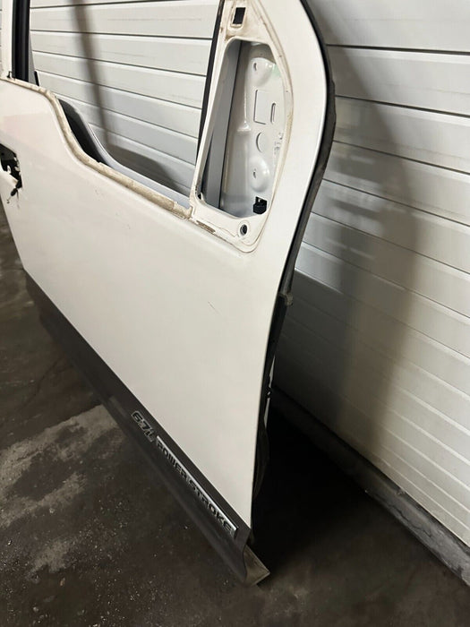 2017 FORD F250 F350 F450 KING RANCH FRONT PASSENGER RH DOOR MET WHITE / CARIBOU