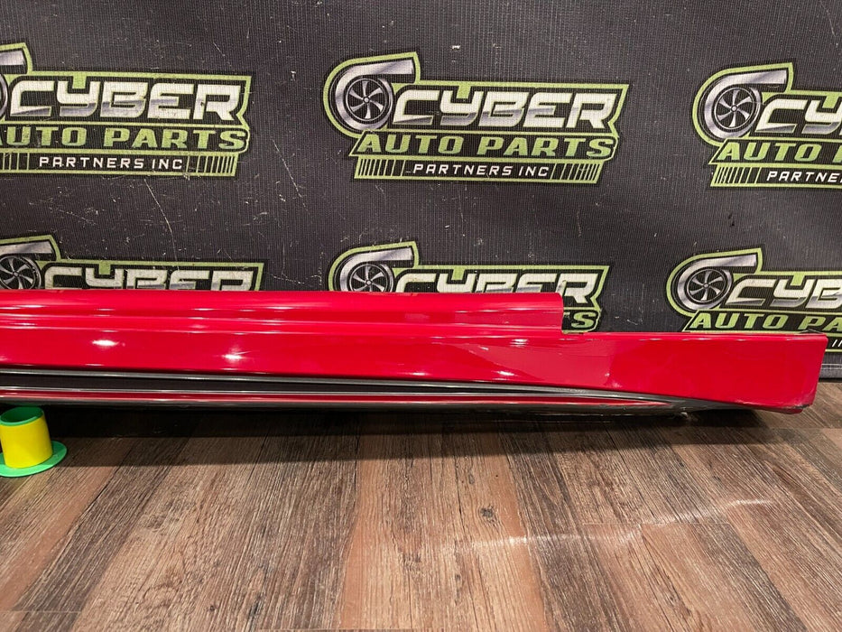 2017 NISSAN 370Z NISMO PASSENGER RIGHT SIDE SKIRT OEM *PC SOLID RED A54* (READ)