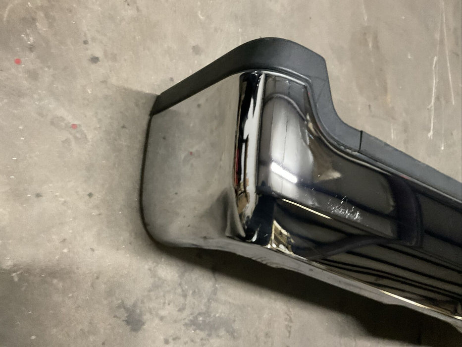 2017 2018 2019 FORD F250 F350 F450 CHROME REAR BUMPER W/O PARKING SENSORS OEM