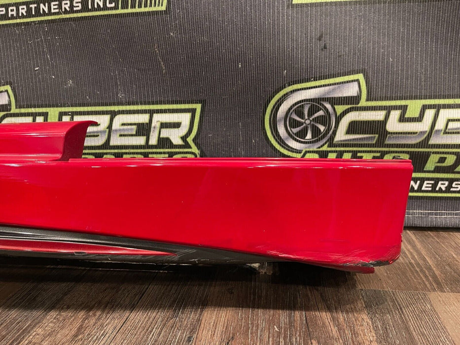 2017 NISSAN 370Z NISMO PASSENGER RIGHT SIDE SKIRT OEM *PC SOLID RED A54* (READ)