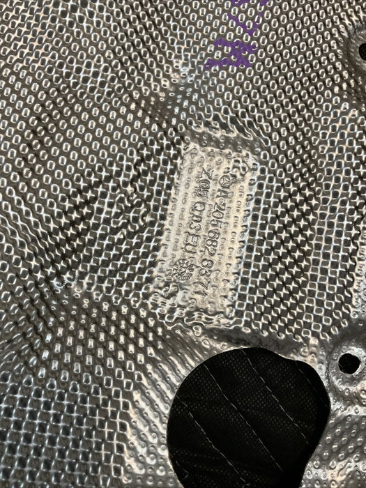 2017 MERCEDES C63 AMG OEM CENTER HEAT SHIELDING 205 682 33 71 A2056823371