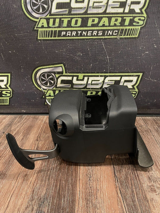 2018 NISSAN 370Z NISMO STEERING COLUMN TRIM W GUN METAL GRAY PADDLE SHIFTERS OEM