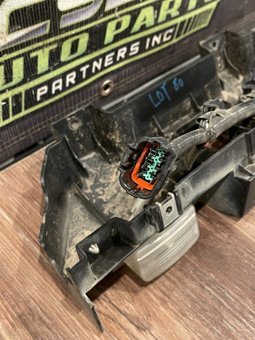 2018 NISSAN 370Z NISMO REAR BUMPER BACK UP CAMERA & LICENSE PLATE LIGHT ASSY OEM