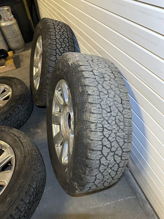 2017-2022 FORD F250 F350 PLATINUM 20" WHEELS RIMS TIRES OEM GOODYEAR