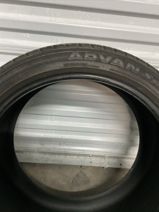 2018 NISSAN 370Z SPORT REAR TIRE YOKOHAMA ADVAN SPORT A/S 275/35R19