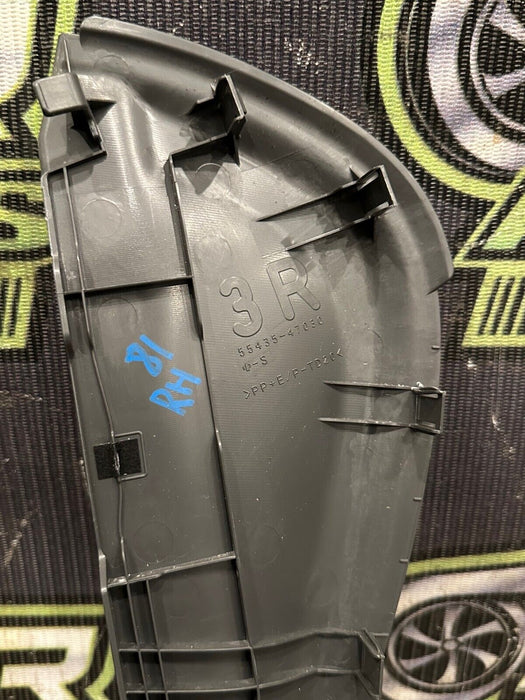 2014 TOYOTA PRUIS V DRIVER LEFT DASH END CAP PANEL TRIM OEM 55435-47030