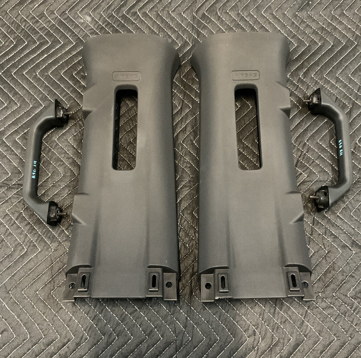 2017-2019 FORD F250 F350 F450 PLATINUM UPPER B-PILLAR TRIM PAIR LEFT RIGHT OEM