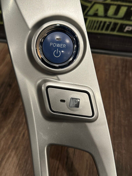 2014 TOYOTA PRUIS V ENGINE START STOP/ PARK BUTTON SWITCH BEZEL PANEL OEM *READ*