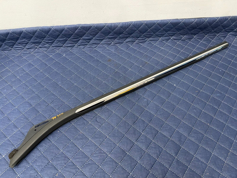 2017-2019 FORD F250 F350 REAR DRIVER LEFT WEATHER DOOR STRIP W/ CHROME OEM