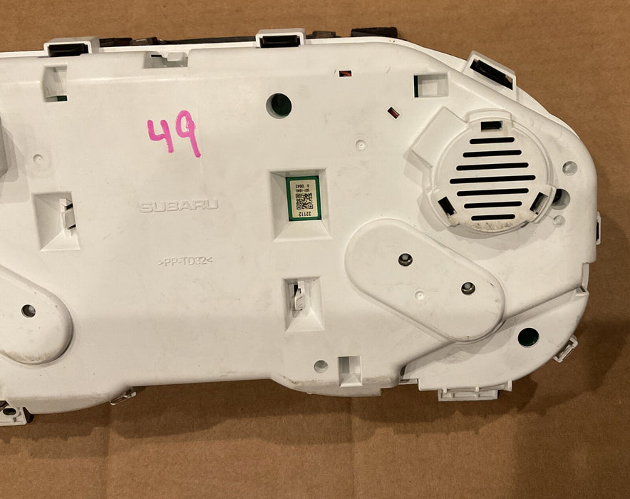 2018 SUBARU WRX STI INSTRUMENT CLUSTER SPEEDOMETER GAUGE 85000VA04 OEM