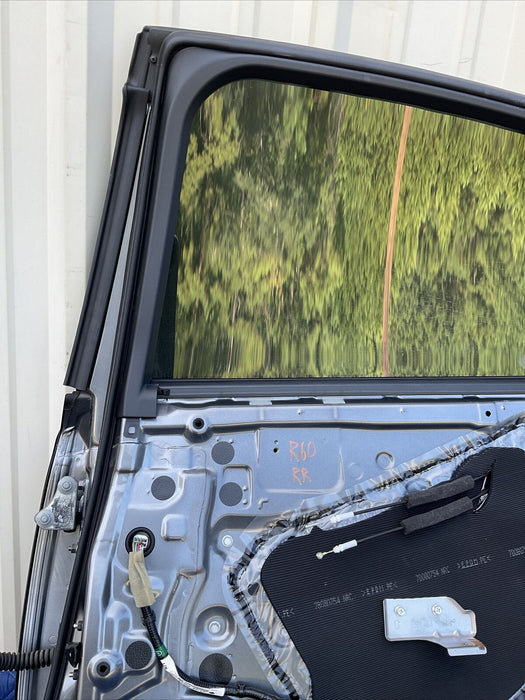 2014-2017 INFINITI Q50 RED SPORT REAR PASSENGER RIGHT DOOR GREY METALLIC~DENT~