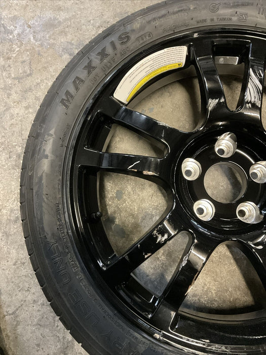 2016 NISSAN 370Z NISMO SPARE 18" ~CLEARS AKEBONO BRAKES~ OEM~COSMETIC DAMAGE~