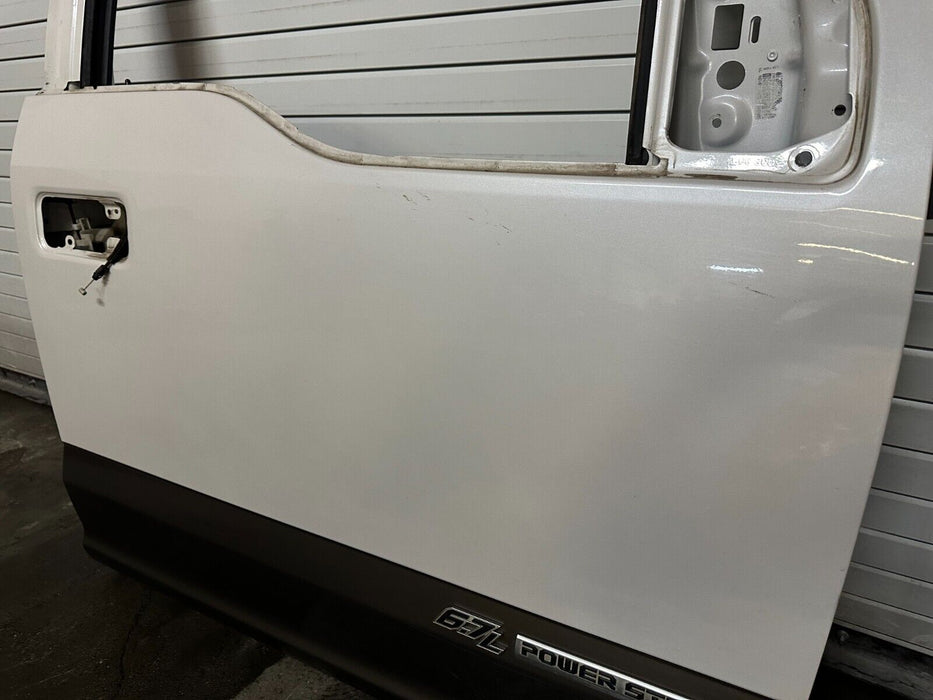 2017 FORD F250 F350 F450 KING RANCH FRONT PASSENGER RH DOOR MET WHITE / CARIBOU