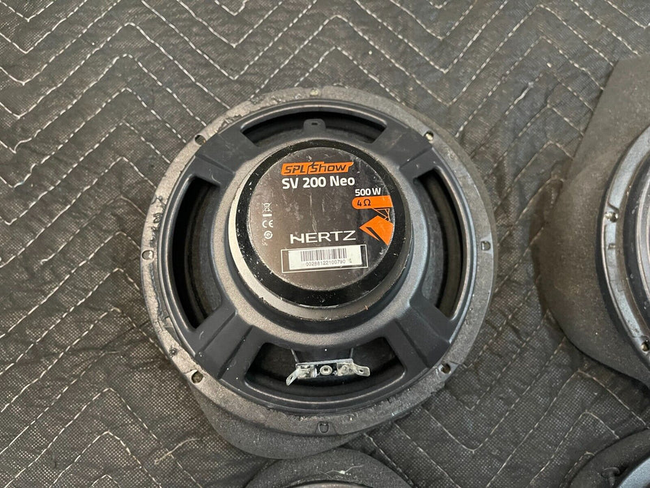 2019 FORD F450 HERTZ SPL SHOW 4 PIECE SPEAKER SET SV200/ SV 165.1