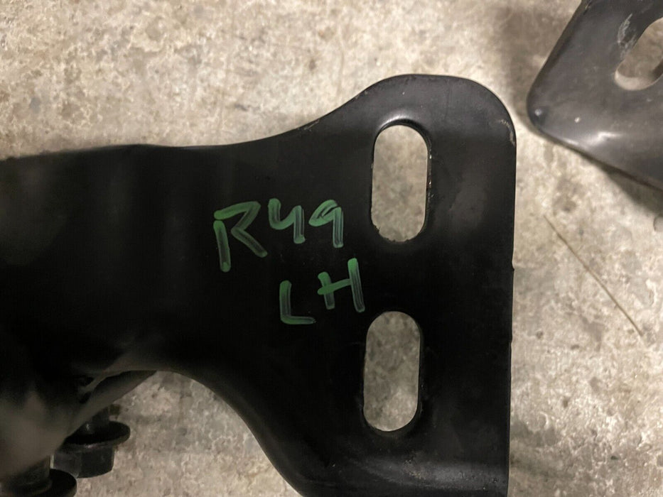 2017 2018 2019 FORD F250 F350 F450 LARIAT FRONT BUMPER TOW HOOKS ALL BLACK