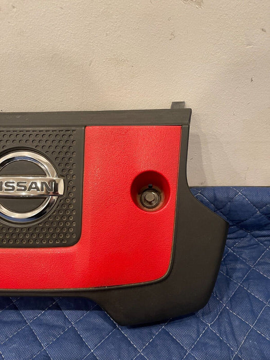 2014 NISSAN 370Z NISMO V6 VVEL RED ENGINE COVER W/ HARDWARE OEM