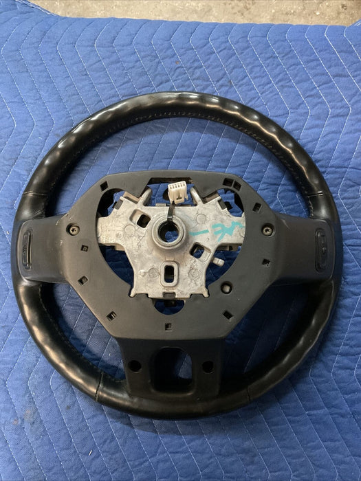 2017 RAM 2500 3500 SLT BLACK LEATHER STEERING WHEEL OEM 167K MILES~MINOR WEARS~