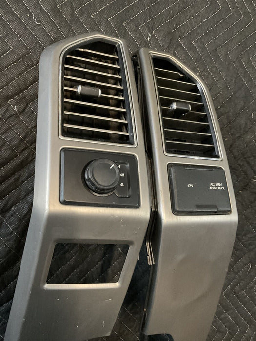 2018 FORD F250 F350 PLATINUM DASH AIR VENTS PAIR OEM~COSMETIC FLAWS~