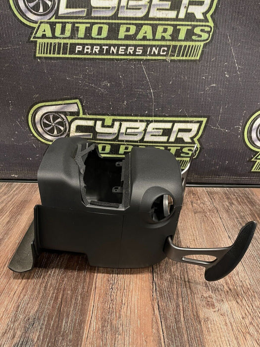 2018 NISSAN 370Z NISMO STEERING COLUMN TRIM W GUN METAL GRAY PADDLE SHIFTERS OEM