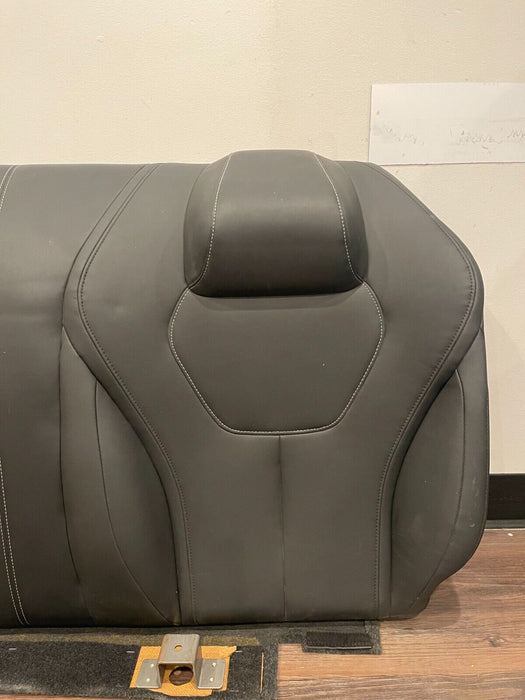 2017 2018 INFINITI Q60 COUPE REAR BACK SEAT OEM BLACK LEATHER