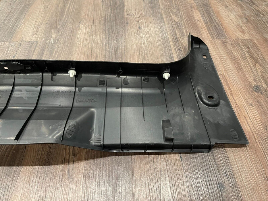 2017 INFINITI Q50 RED SPORT REAR TRUNK PLATE TRIM PANEL OEM *SCRATCHES*