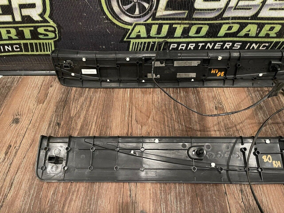 2018 NISSAN 370Z NISMO LEFT RIGHT ILLUMINATED KICK PLATES W/ HARNESS OEM (READ