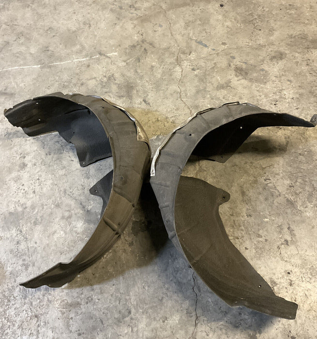 2014 INFINITI Q50 RED SPORT REAR FENDER LINERS LEFT RIGHT OEM 85K MILES