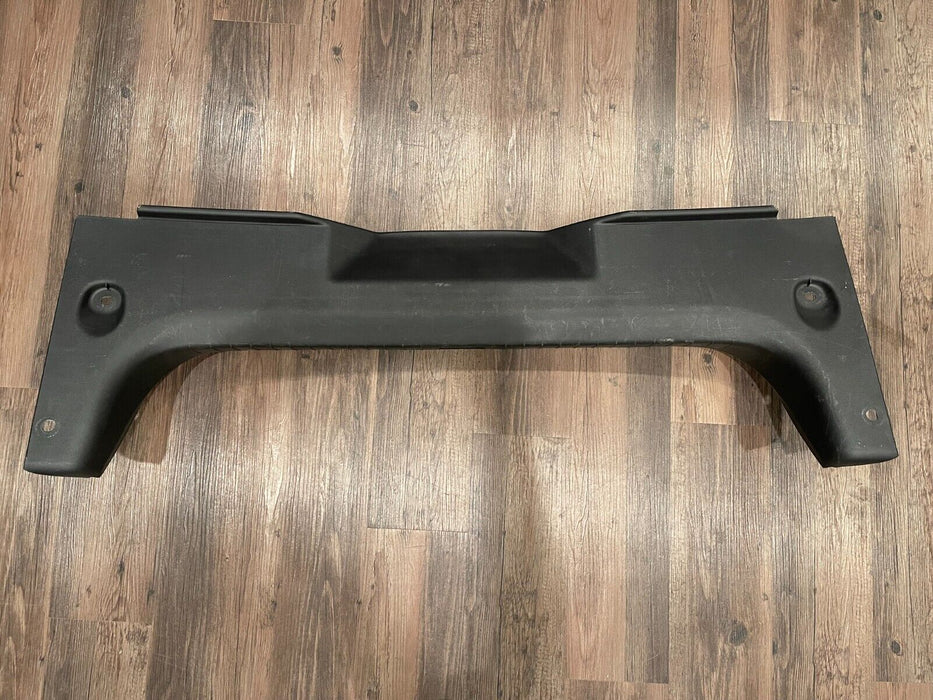 2017 INFINITI Q50 RED SPORT REAR TRUNK PLATE TRIM PANEL OEM *SCRATCHES*