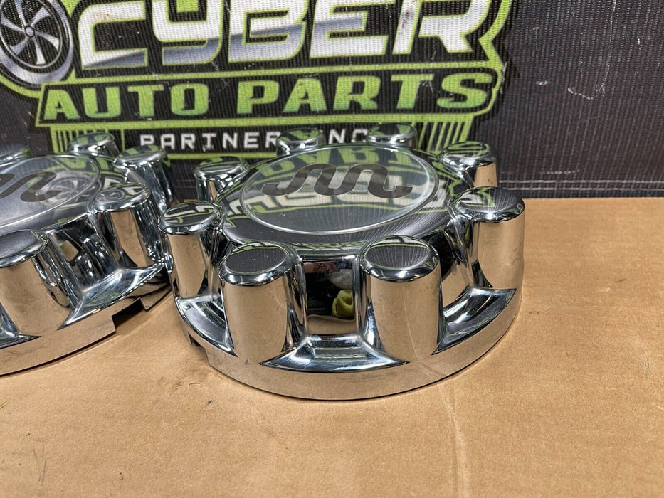 2017-2022 FORD F250 F350 F450 KING RANCH WHEEL CENTER CAPS (2) OEM