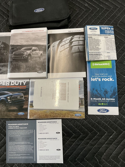 2020 FORD F250 F350 F450 OWNERS MANUAL BOOK OEM