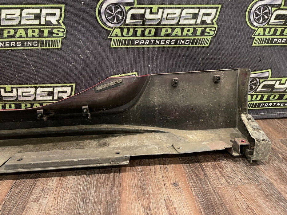 2017 NISSAN 370Z NISMO PASSENGER RIGHT SIDE SKIRT OEM *PC SOLID RED A54* (READ)