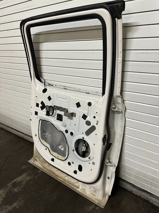 2017 FORD F250 F350 F450 KING RANCH REAR DRIVER DOOR METALLIC WHITE / CARIBOU