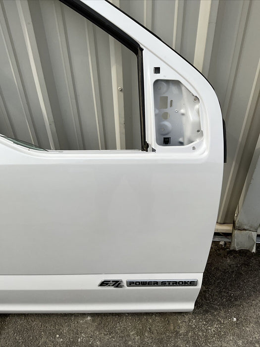 2017-2022 FORD F250 F350 F450 PLATINUM FRONT PASSENGER DOOR SHELL WHITE (UG) OEM